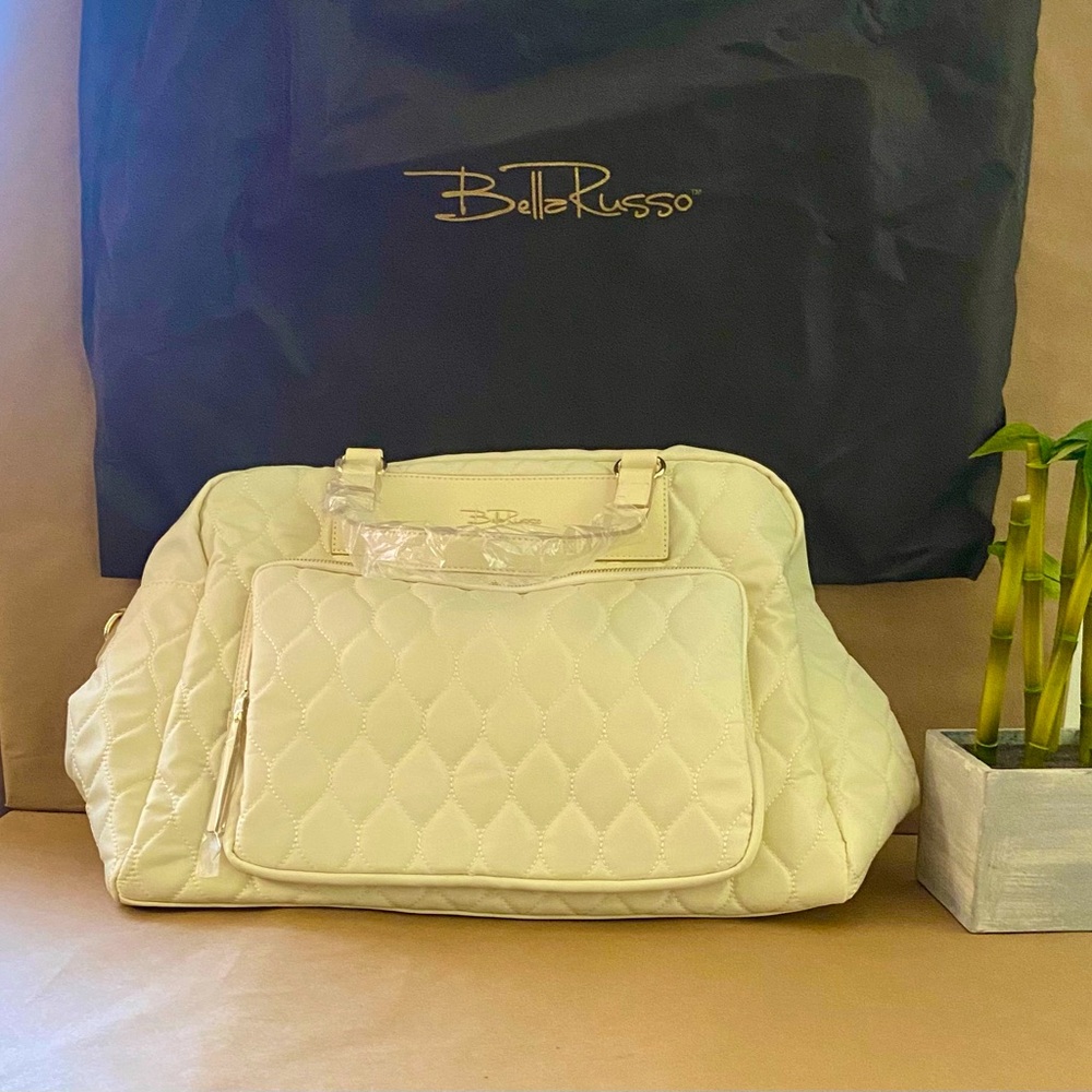 Quilted Weekender Tote Bag